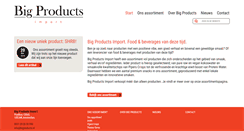 Desktop Screenshot of bigproducts.nl